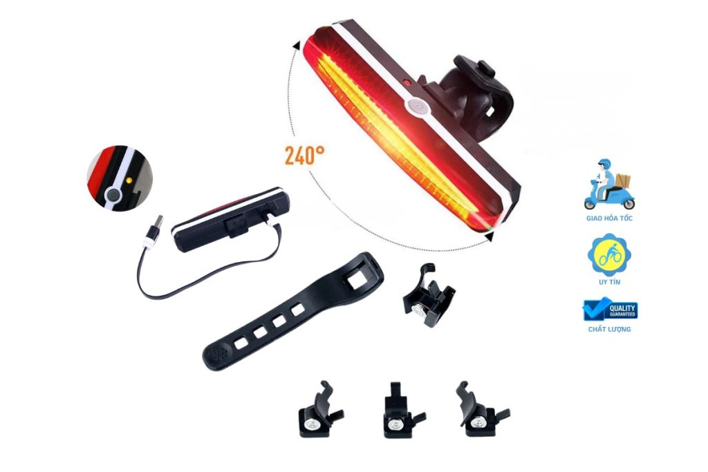 Đèn Hậu Xe Đạp Raca - Led 30 Lumen