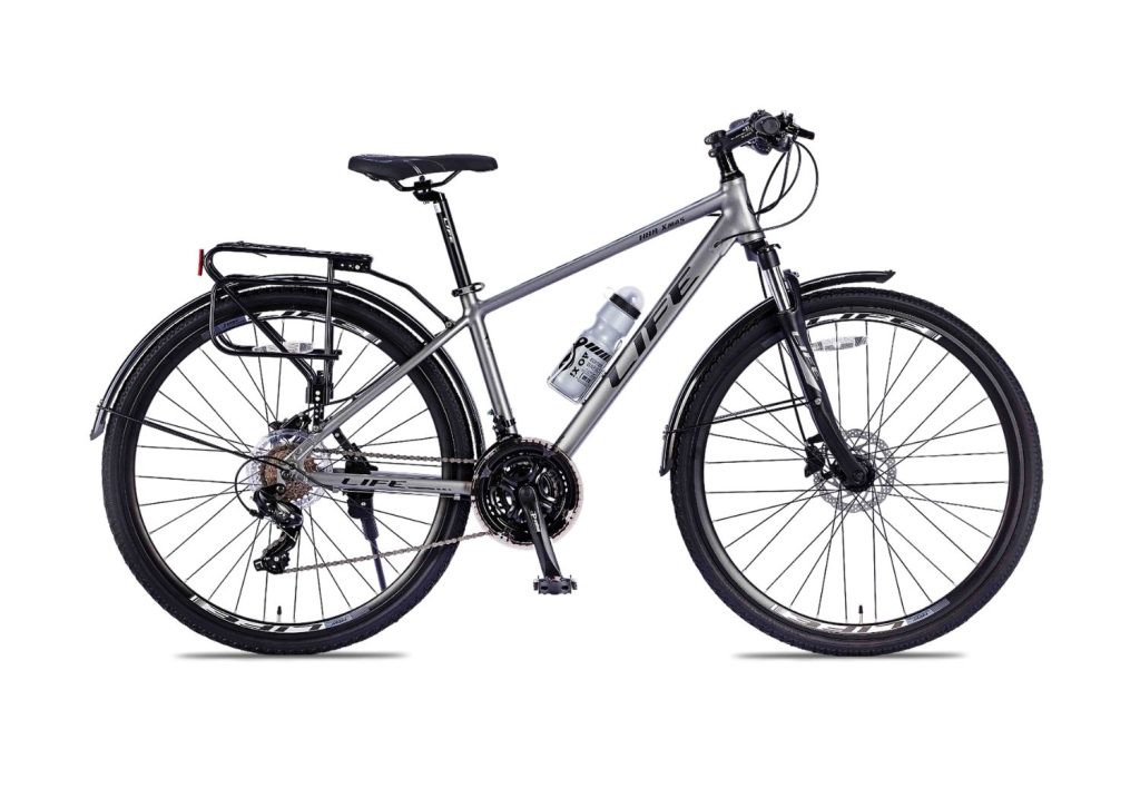 Xe Đạp Hybrid Life HBR XMAS - Khung Nhôm | Phanh Dầu | Shimano