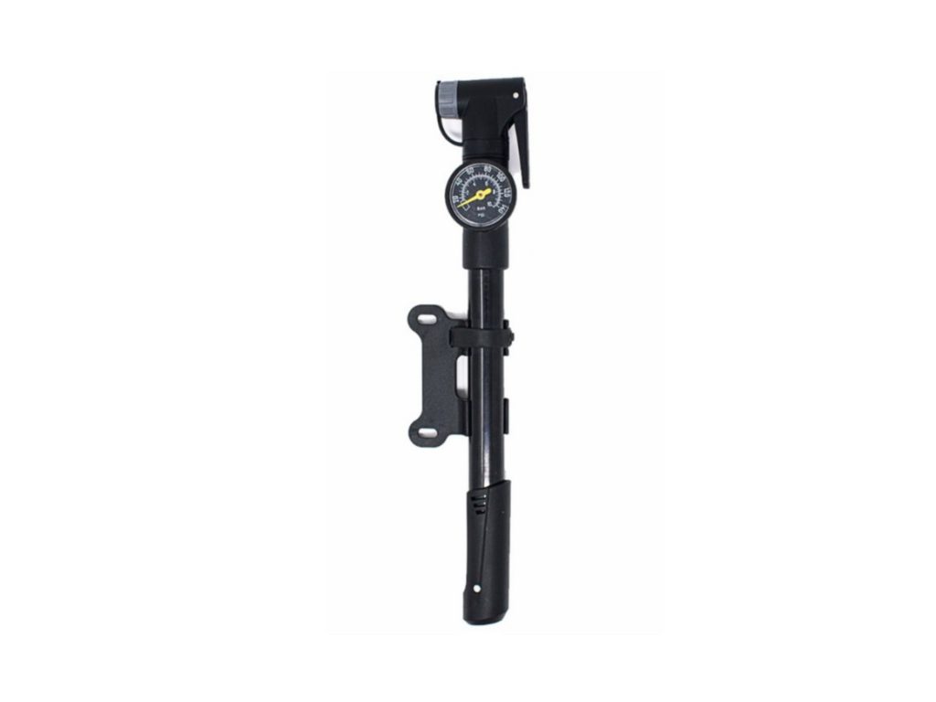 Bơm Xe Đạp Mini Raca - Tích Hợp Đồng Hồ Đo Áp Suất